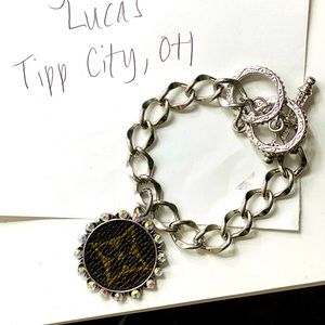 Upcycled Louis Vuitton Women’s Chain Bracelet